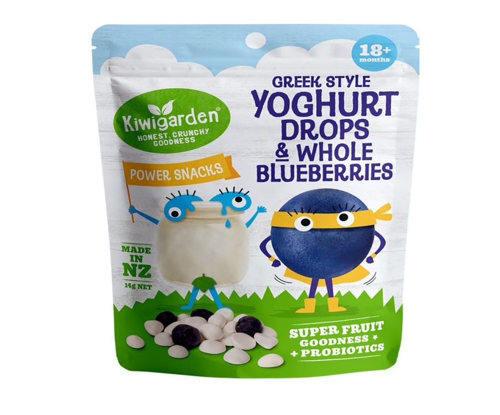 Greek Style Yoghurt Drops and Whole Blueberries 14g